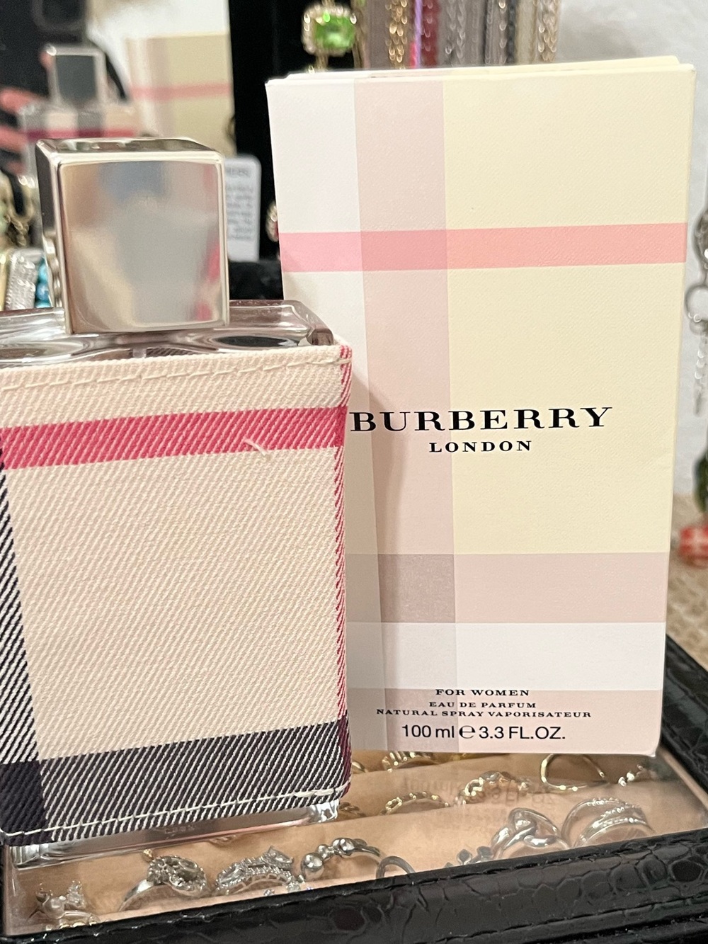 Burberry Pink and Cream Plaid Eau de Parfuem